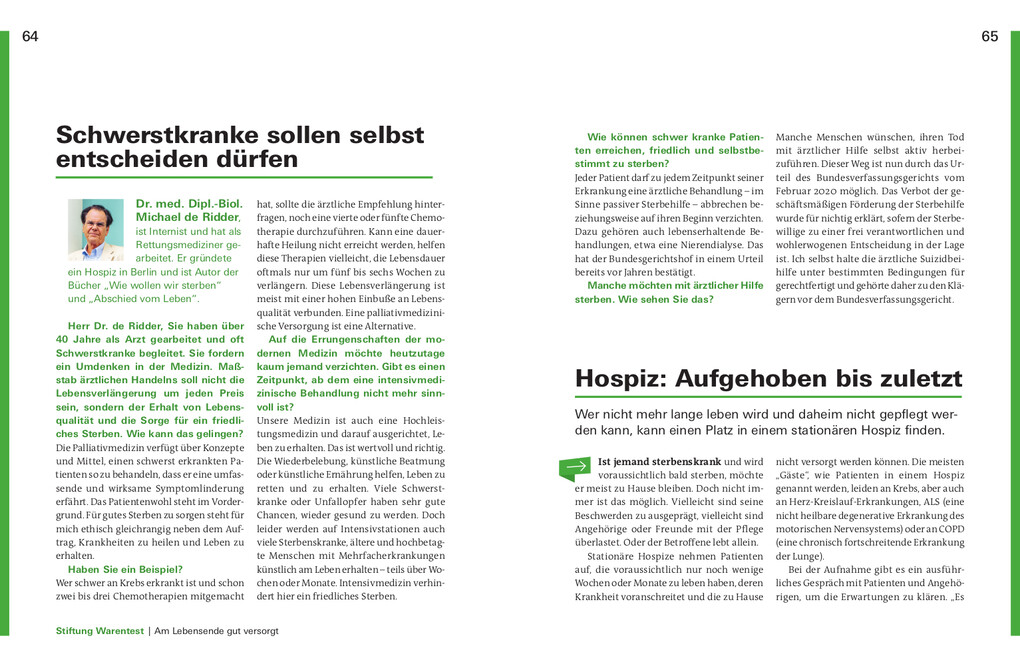 Weitere Ansicht: Meine Patientenverfügung