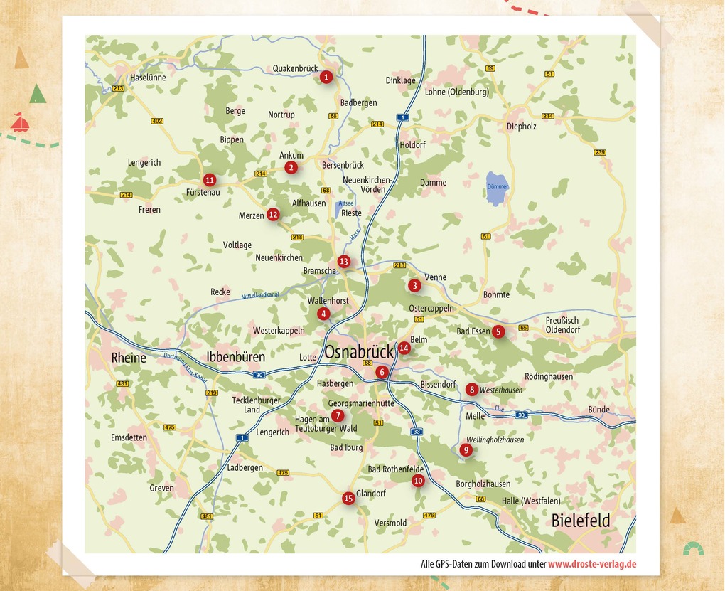 Weitere Ansicht: Osnabrücker Land. Radeln für die Seele | Ernst Wrba