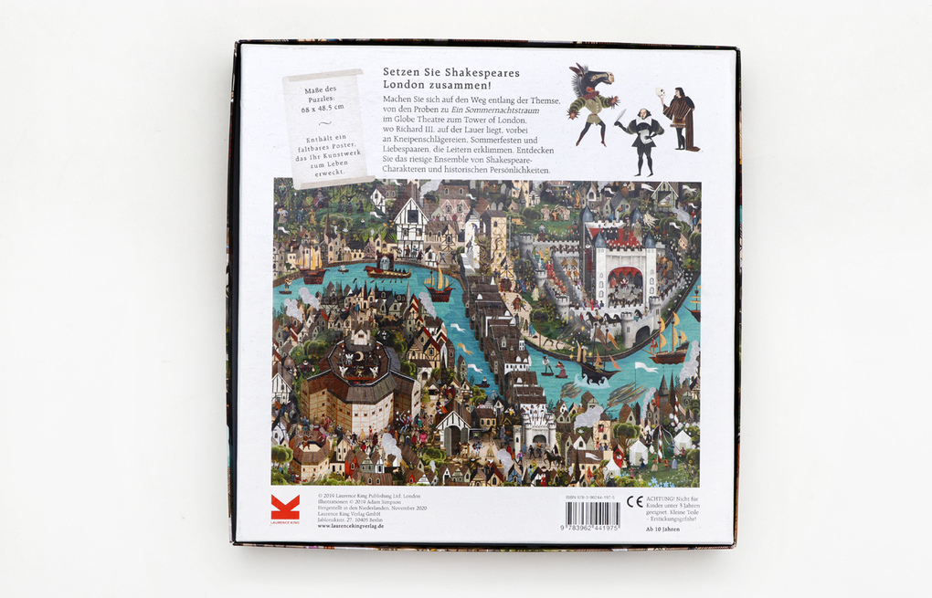 Weitere Ansicht: Shakespeares Welt. Puzzle 1000 Teile | Adam Simpson
