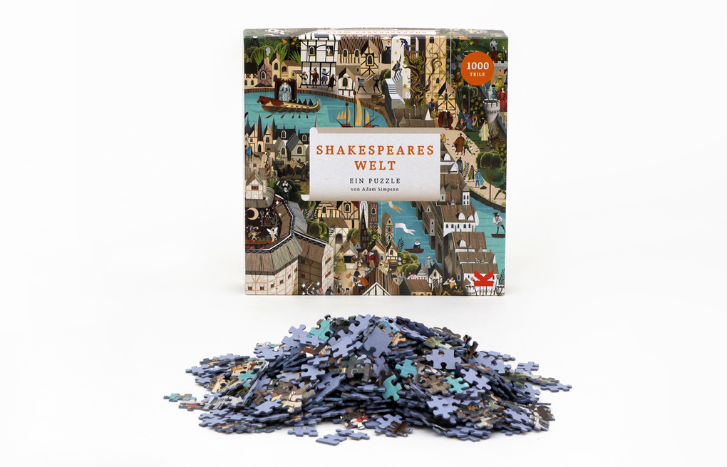 Weitere Ansicht: Shakespeares Welt. Puzzle 1000 Teile | Adam Simpson
