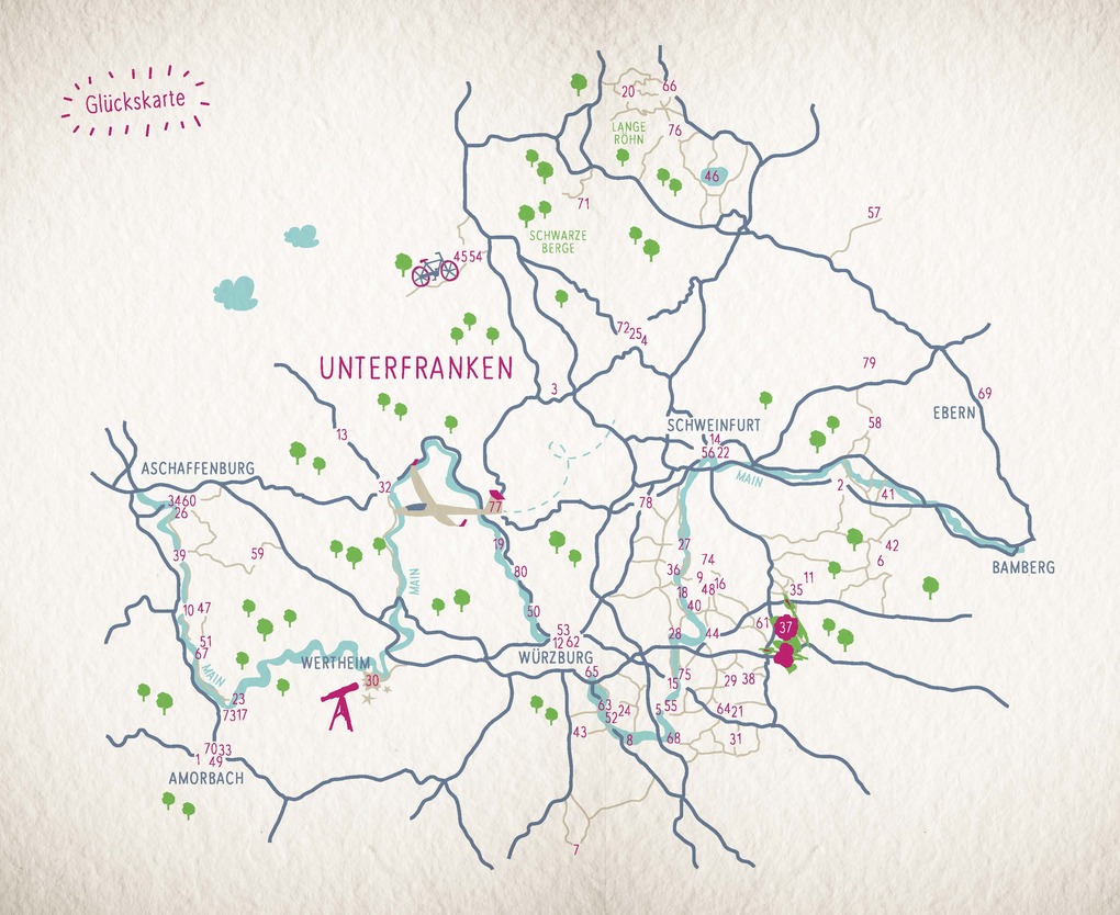 Weitere Ansicht: Glücksorte in Unterfranken | Heike Burkhard