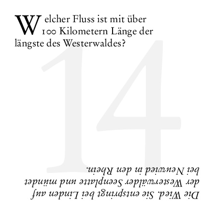 Weitere Ansicht: Westerwald-Quiz | Renate Kissel