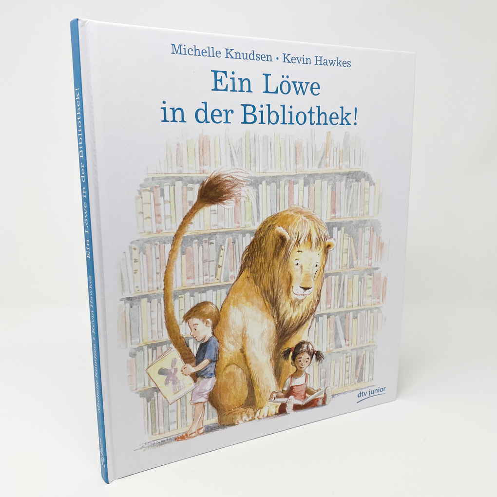 Weitere Ansicht: Ein Löwe in der Bibliothek! | Michelle Knudsen