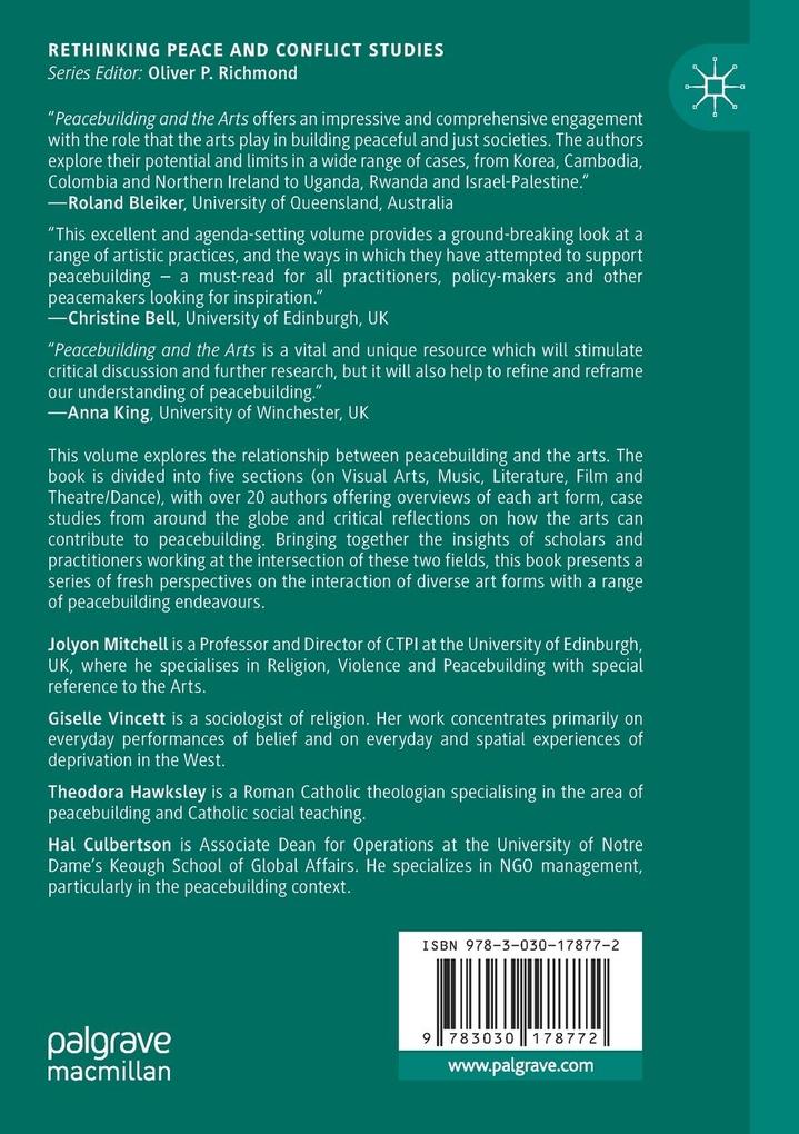 Weitere Ansicht: Peacebuilding and the Arts