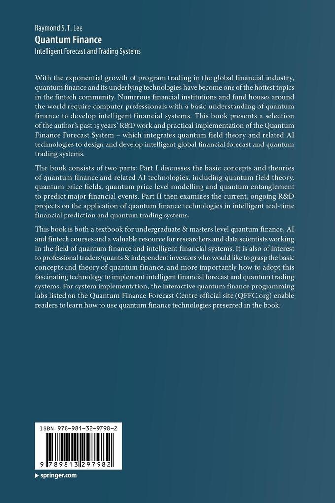 Weitere Ansicht: Quantum Finance | Raymond S. T. Lee