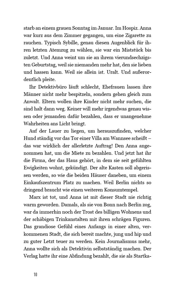 Weitere Ansicht: Anna Marx und der sanfte Tod | Christine Grän