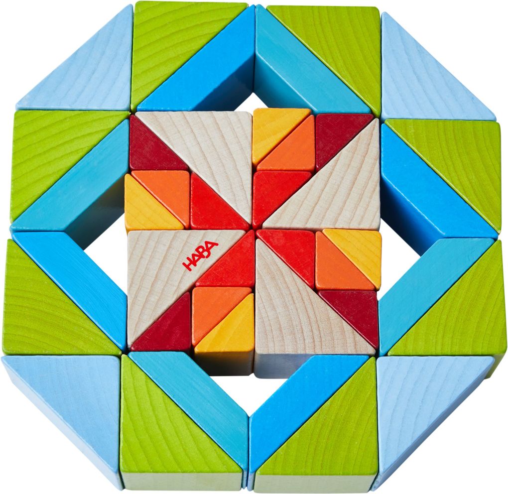Weitere Ansicht: 3D-Legespiel Würfelmosaik