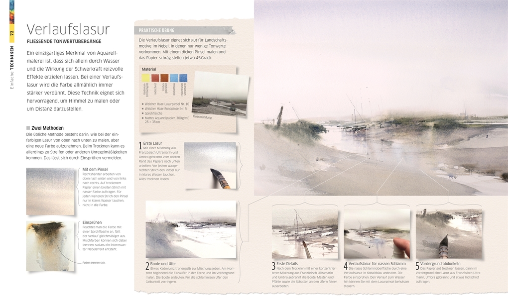 Weitere Ansicht: Meisterschule Aquarell