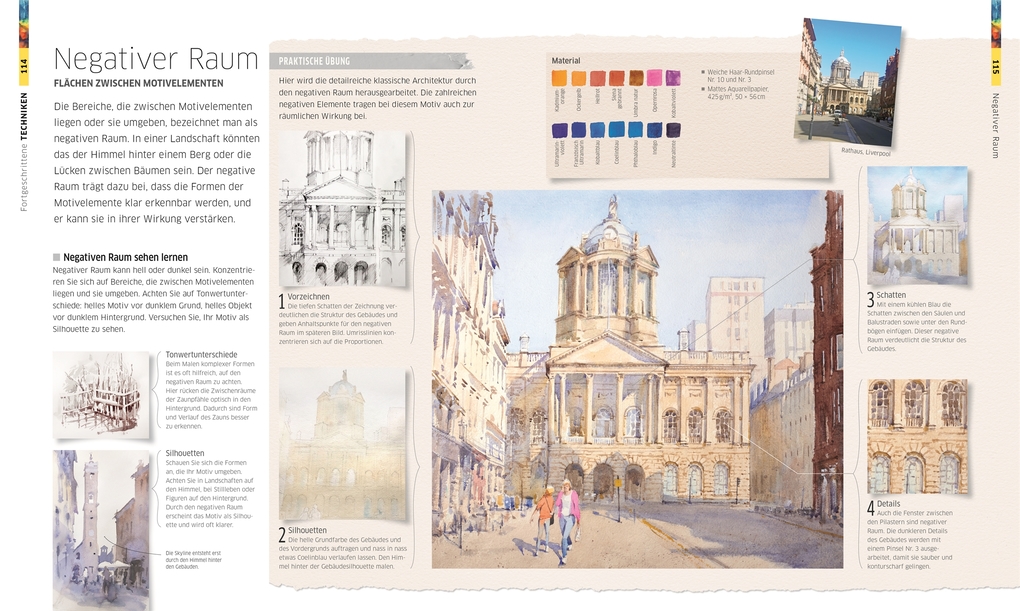 Weitere Ansicht: Meisterschule Aquarell