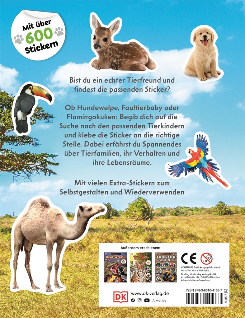 Weitere Ansicht: Sticker-Lexikon. Tierkinder