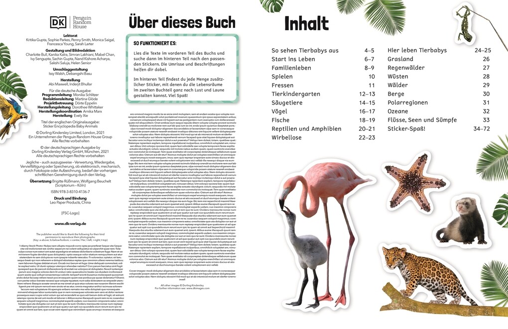 Weitere Ansicht: Sticker-Lexikon. Tierkinder