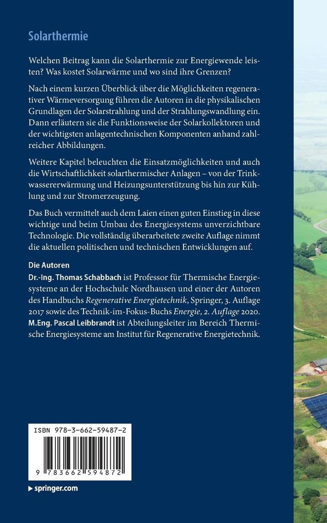 Weitere Ansicht: Solarthermie | Thomas Schabbach, Pascal Leibbrandt