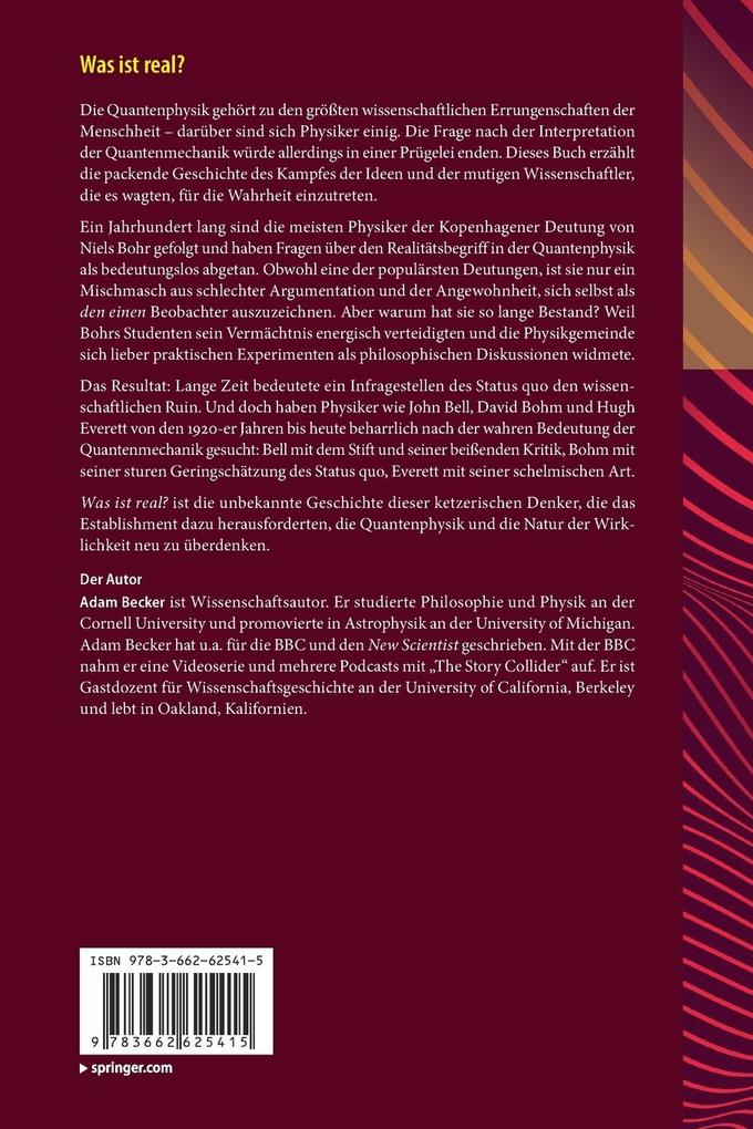 Weitere Ansicht: Was ist real? | Adam Becker