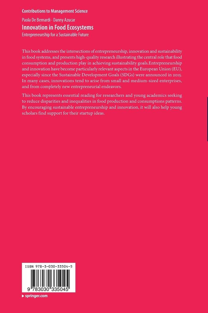 Weitere Ansicht: Innovation in Food Ecosystems | Paola De Bernardi, Danny Azucar