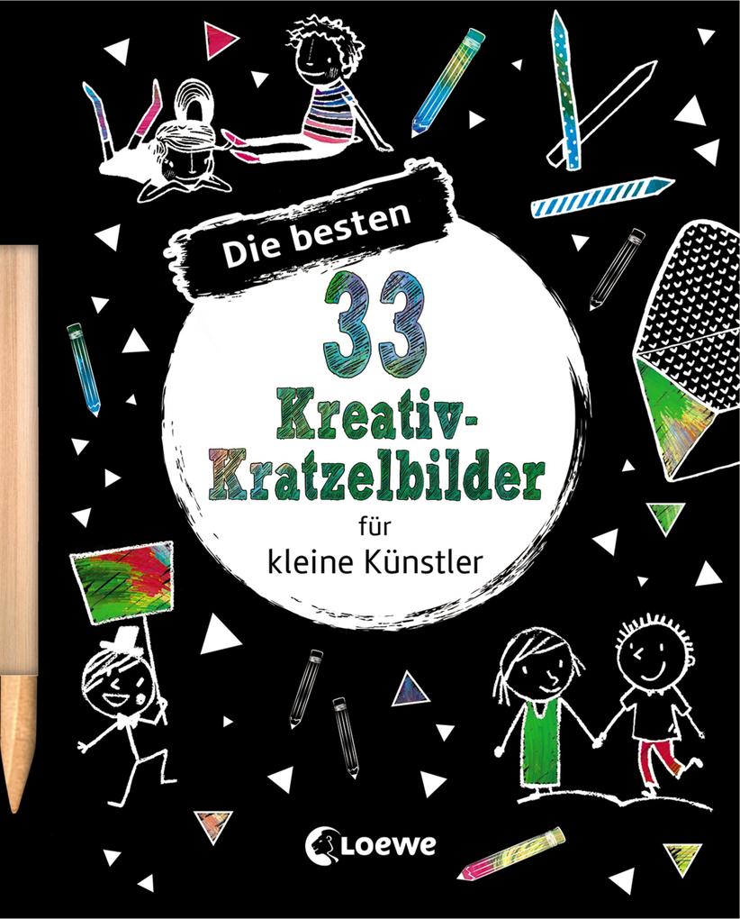 Produktbild: Die besten 33 Kreativ-Kratzelbilder für kleine Künstler