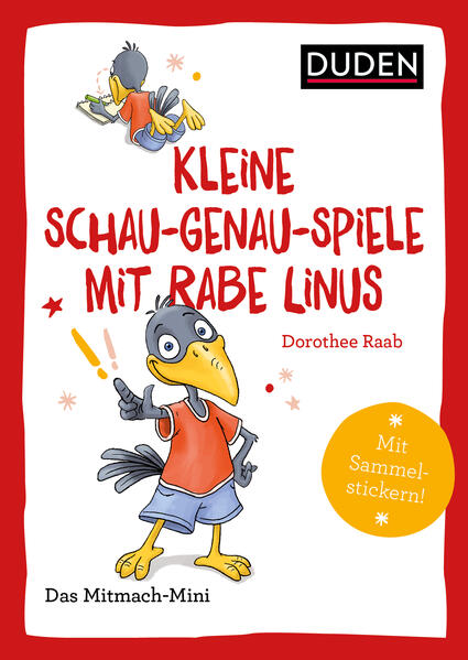 Produktbild: Duden Minis (Band 39) Kleine Schau-genau-Spiele mit Rabe Linus / VE3 | Dorothee Raab