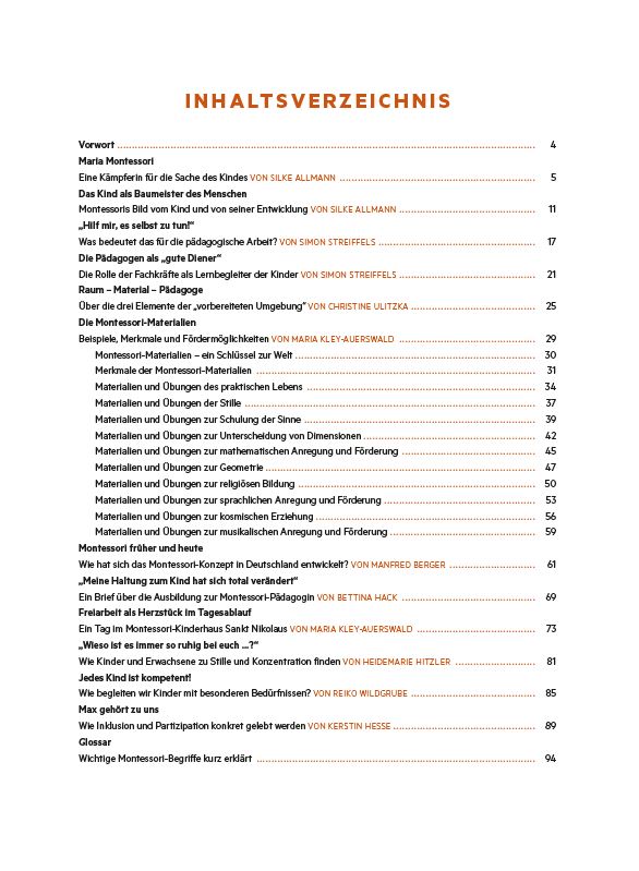 Weitere Ansicht: Montessori-Praxis in der Kita