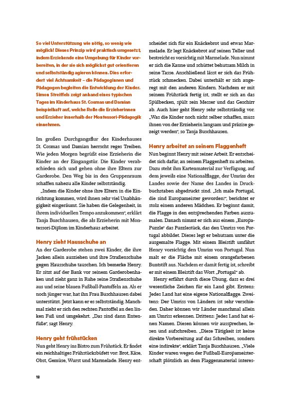 Weitere Ansicht: Montessori-Praxis in der Kita