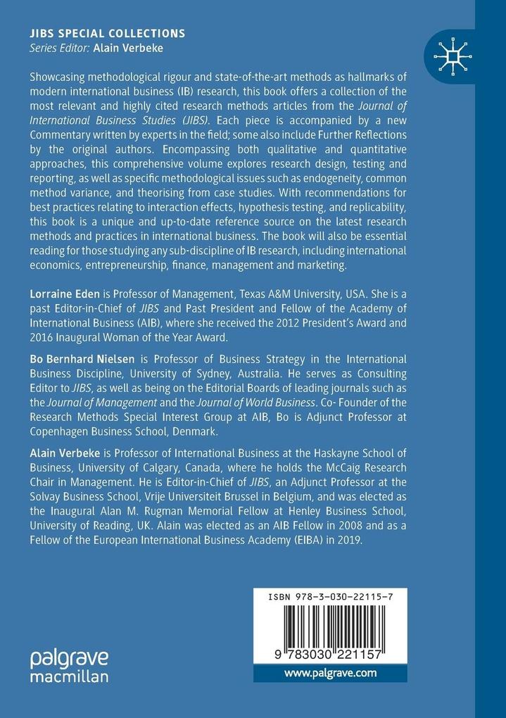 Weitere Ansicht: Research Methods in International Business