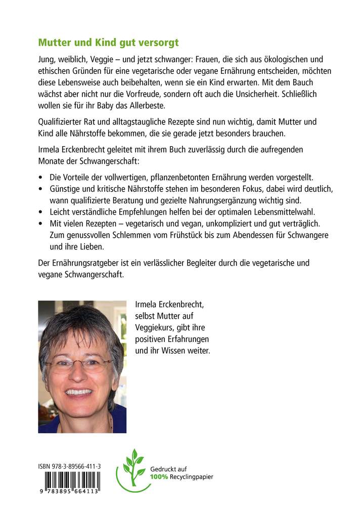 Weitere Ansicht: Auf Veggiekurs durch die Schwangerschaft | Irmela Erckenbrecht