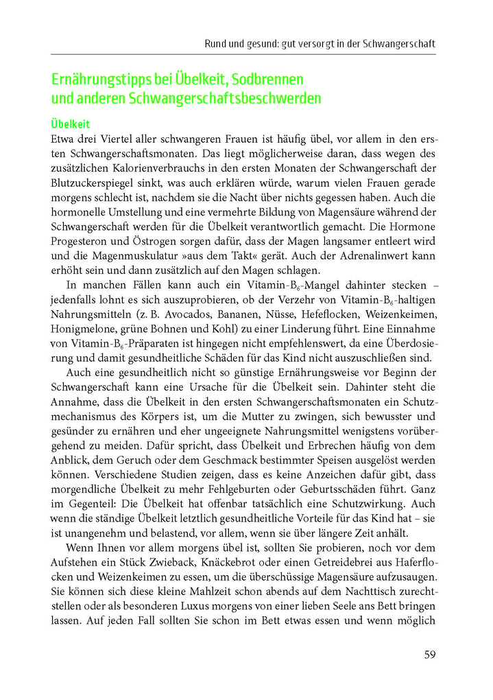 Weitere Ansicht: Auf Veggiekurs durch die Schwangerschaft | Irmela Erckenbrecht