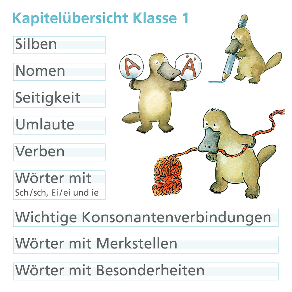 Weitere Ansicht: Rechtschreiben mit Rico Schnabel, Klasse 1 | Stefanie Drecktrah, Mareike Hahn