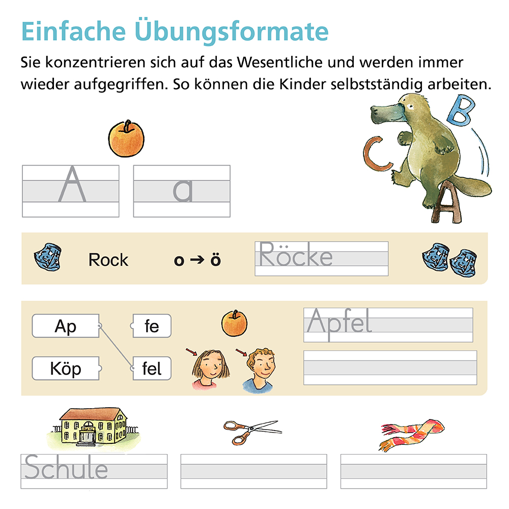 Weitere Ansicht: Rechtschreiben mit Rico Schnabel, Klasse 1 | Stefanie Drecktrah, Mareike Hahn