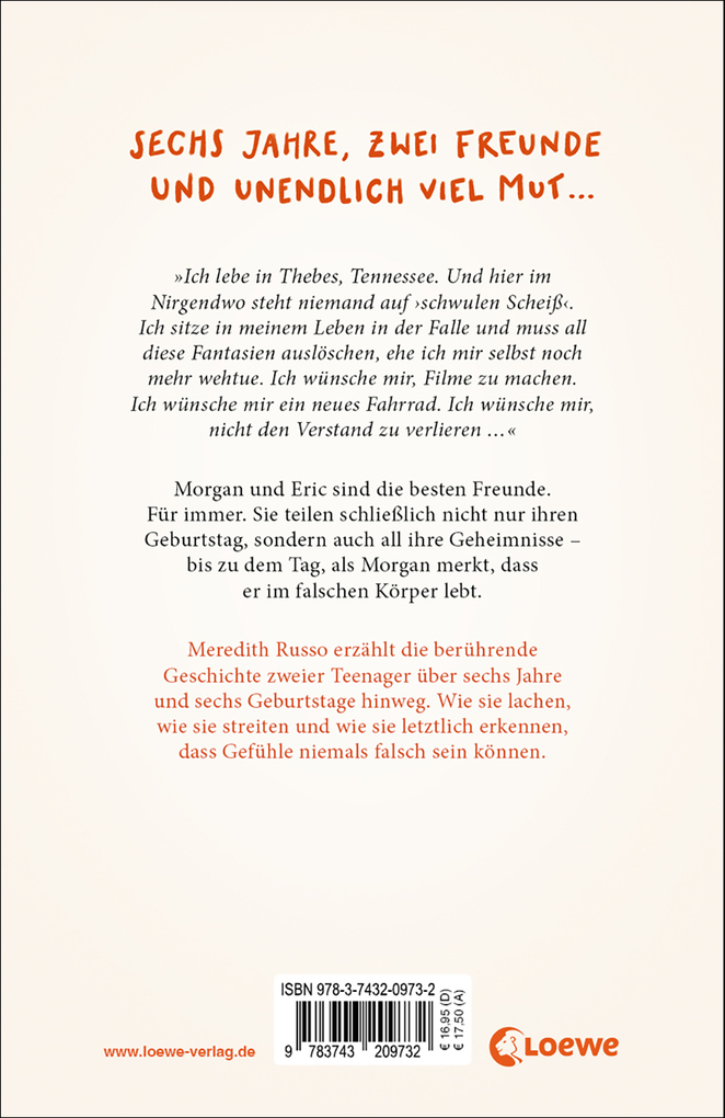 Weitere Ansicht: Birthday - Eine Liebesgeschichte | Meredith Russo