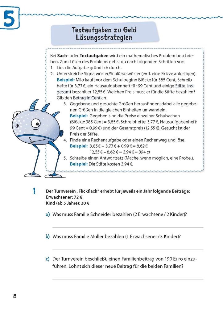 Weitere Ansicht: Mathe in 15 Min - Größen und Textaufgaben 5./6. Klasse | Stefan Giertzsch