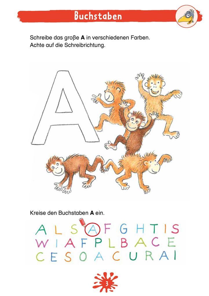 Weitere Ansicht: Mein Vorschulblock mit Rabe Linus (3) | Dorothee Raab