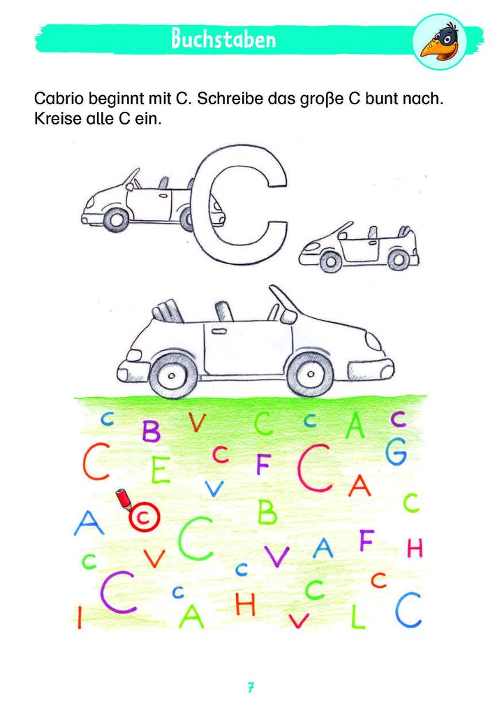 Weitere Ansicht: Mein Deutschblock mit Rabe Linus - 1. Klasse | Dorothee Raab