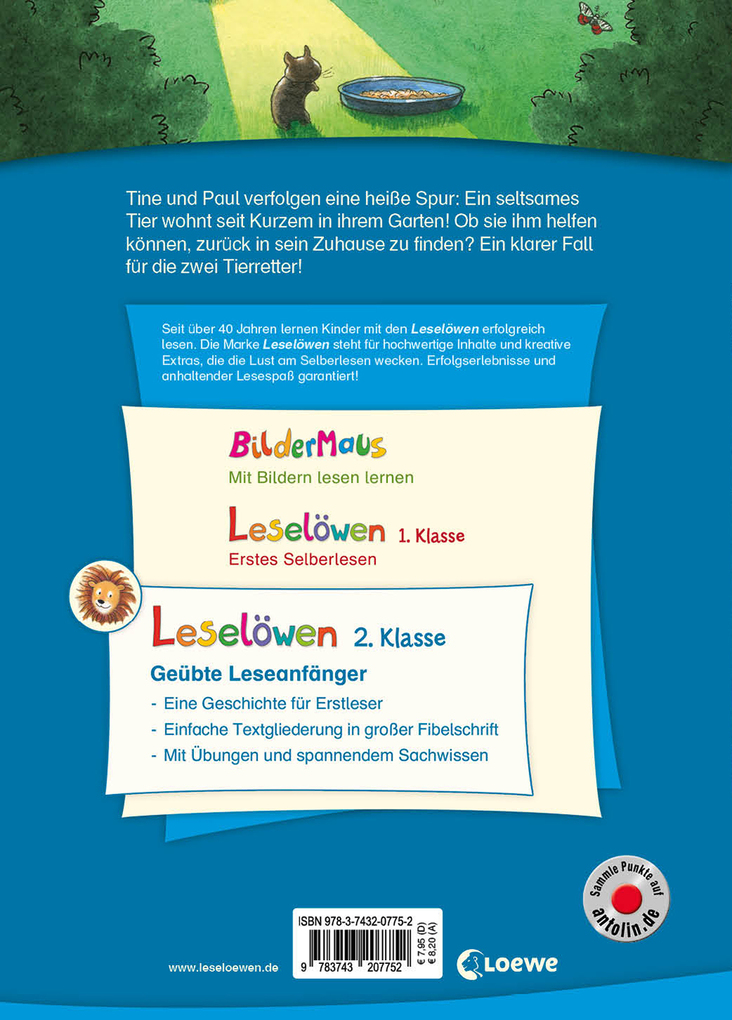 Weitere Ansicht: Leselöwen 2. Klasse - Ein Fall für die Tierretter | Dorit Linke