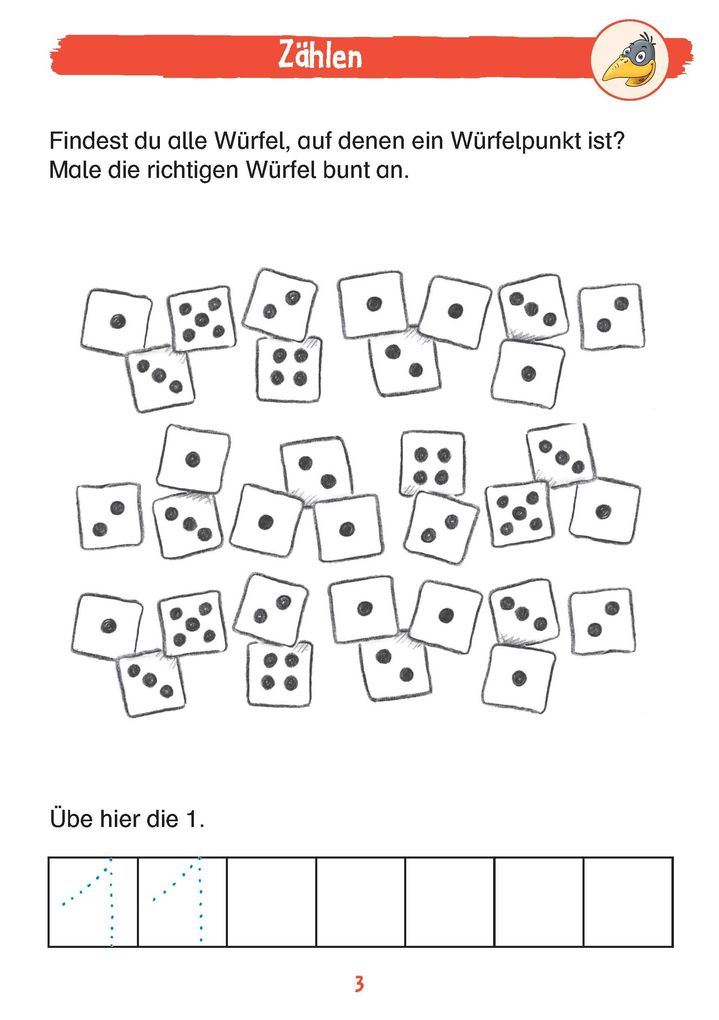 Weitere Ansicht: Mein Matheblock mit Rabe Linus - 1. Klasse | Dorothee Raab