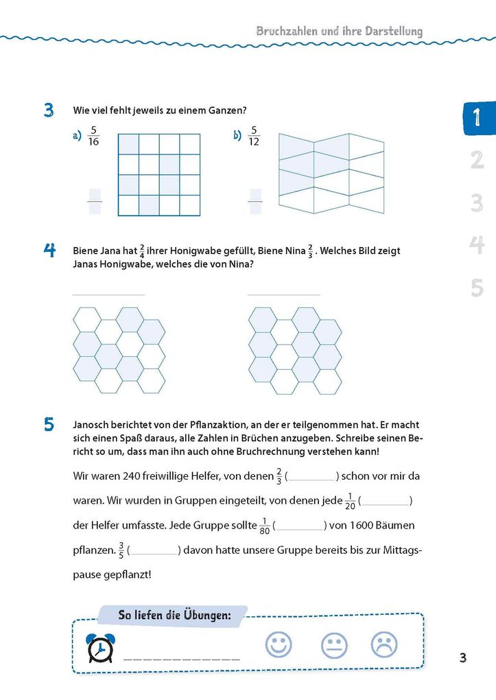 Weitere Ansicht: Mathe in 15 Min - Brüche 5./6. Klasse | Wiebke Salzmann