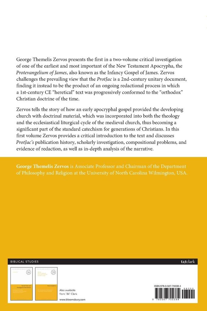 Weitere Ansicht: The Protevangelium of James | George T. Zervos