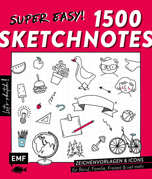 Produktbild: Let's sketch! Super easy! 1500 Sketchnotes