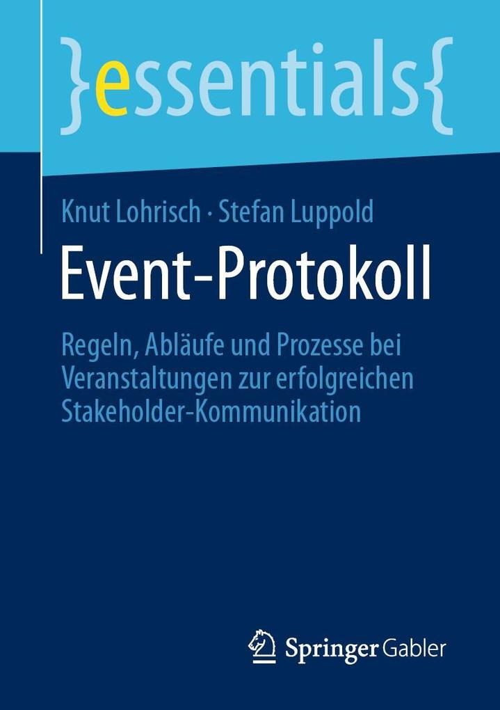 Produktbild: Event-Protokoll | Knut Lohrisch, Stefan Luppold