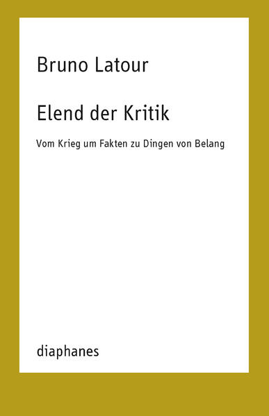 Produktbild: Elend der Kritik | Bruno Latour