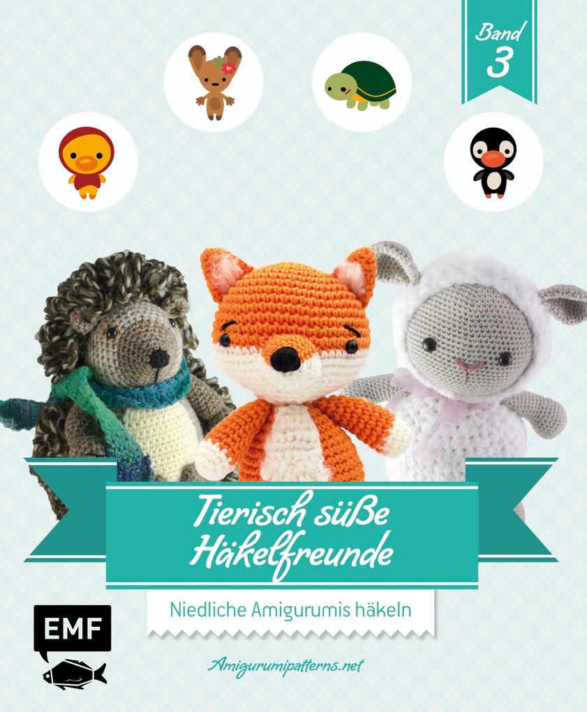 Produktbild: Tierisch süße Häkelfreunde 3 | Amigurumipatterns. Net