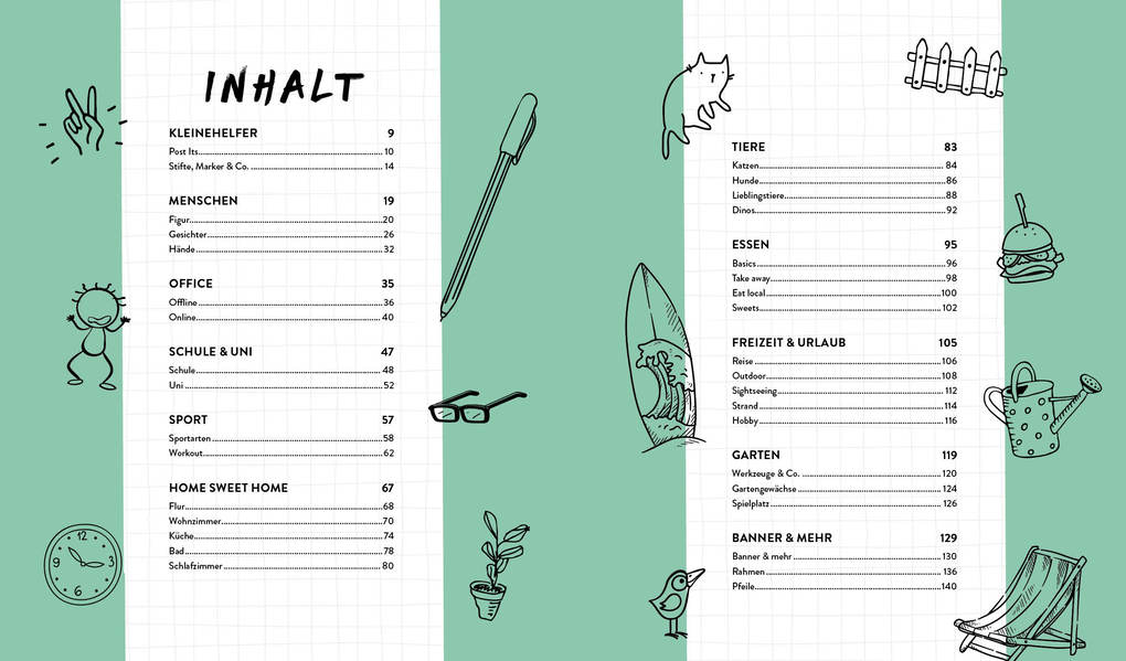 Weitere Ansicht: Let's sketch! Super easy! 1500 Sketchnotes