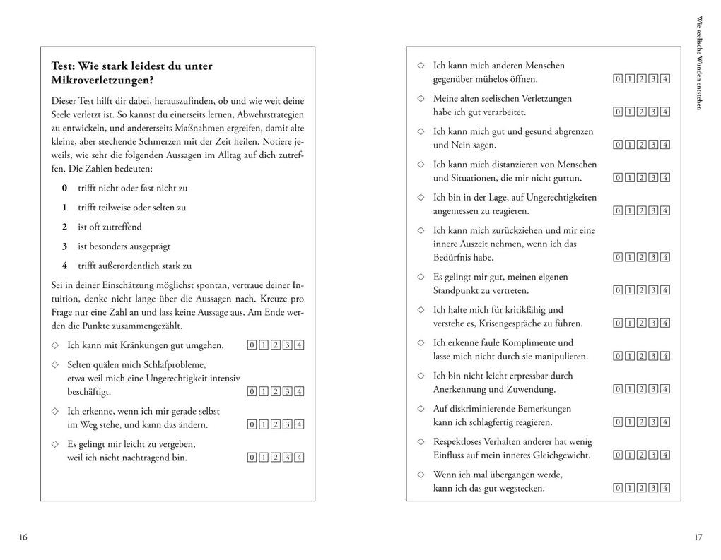 Weitere Ansicht: Auch kleine Stiche machen Seelenwunden | Anne Heintze