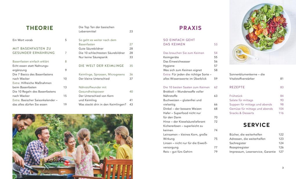 Weitere Ansicht: Basenfasten mit Keimlingen | Sabine Wacker