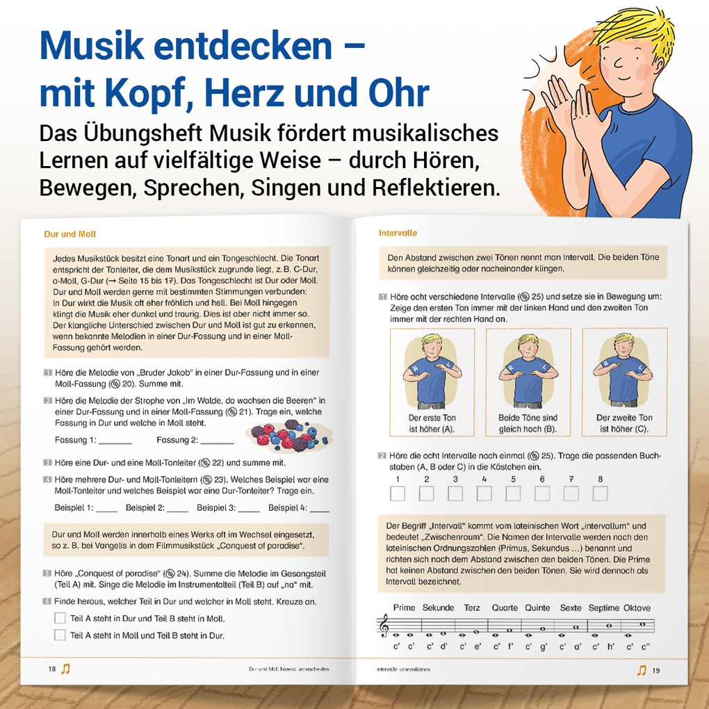 Weitere Ansicht: Das Übungsheft Musik 5/6 | Wolfgang Junge