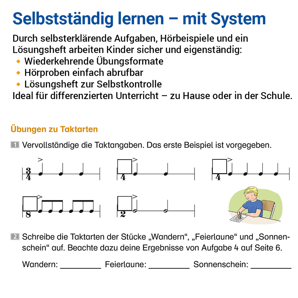 Weitere Ansicht: Das Übungsheft Musik 5/6 | Wolfgang Junge