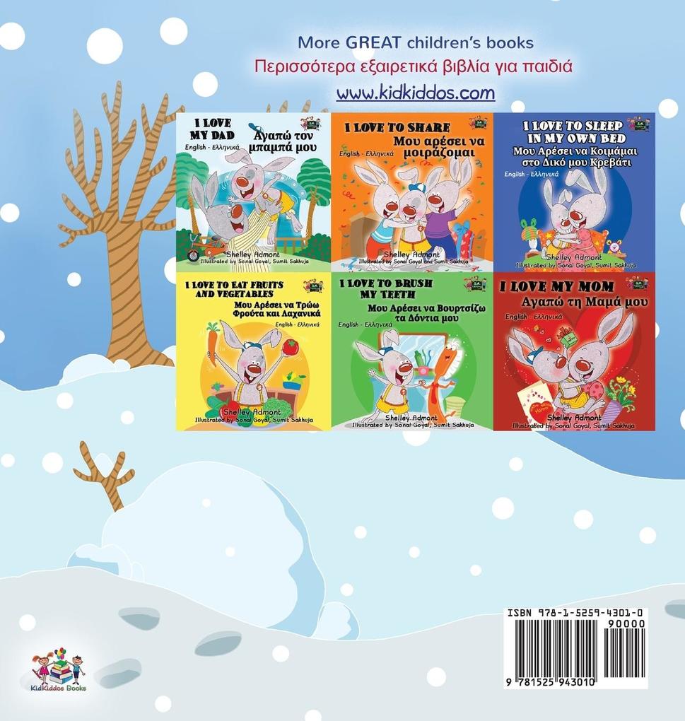 Weitere Ansicht: I Love Winter (English Greek Bilingual Children's Book) | Shelley Admont, Kidkiddos Books
