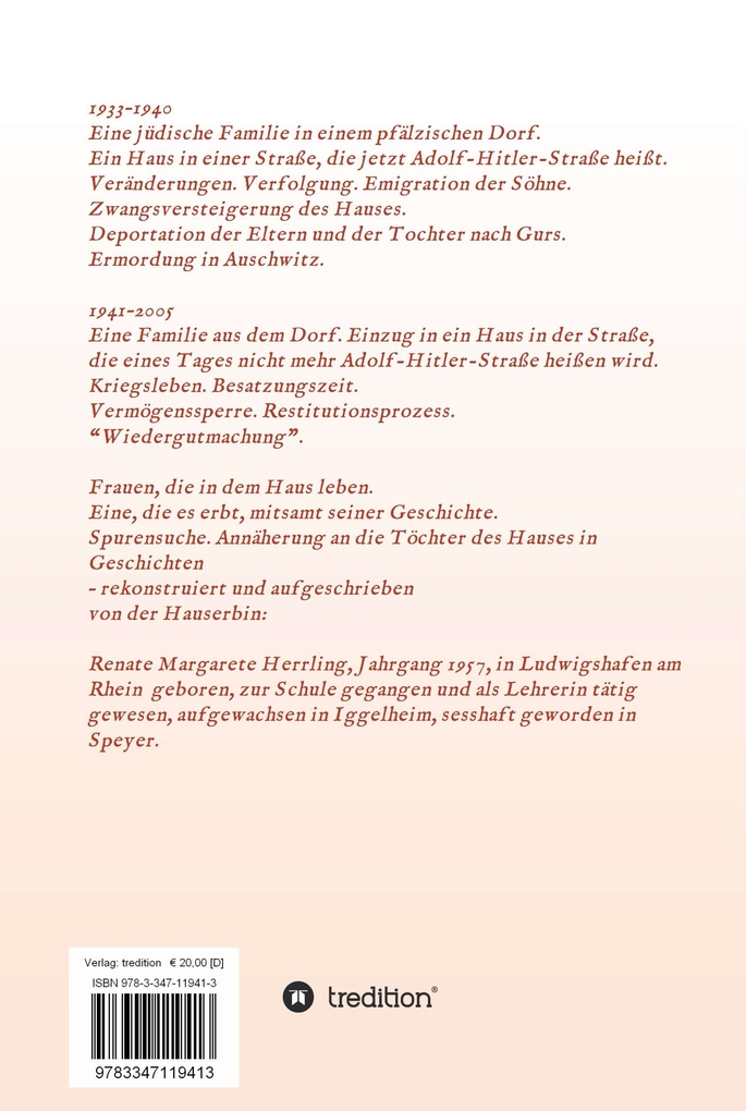 Weitere Ansicht: JudenHausTöchter | Renate M. Herrling