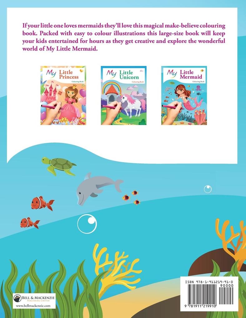 Weitere Ansicht: My Little Mermaid Colouring Book | Mickey Macintyre