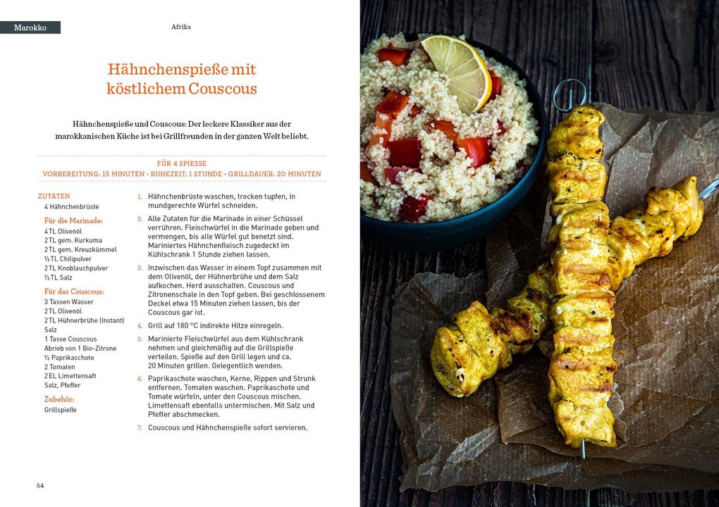 Weitere Ansicht: Grillen mit dem Gasgrill - Rezepte aus aller Welt | Grillkameraden
