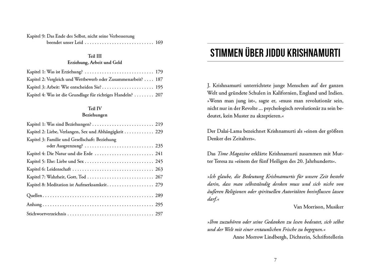 Weitere Ansicht: Was machst du aus deinem Leben? | Jiddu Krishnamurti