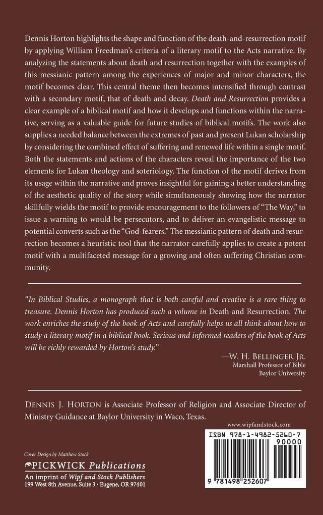 Weitere Ansicht: Death and Resurrection | Dennis J. Horton